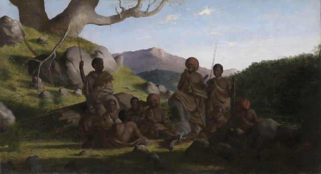 Robert Dowling TasmanianAborigines 1856 57 National Gallery of Victoria