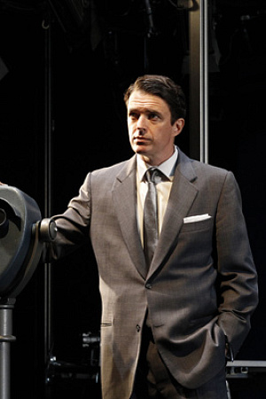 Matt Day as Roger O. Thornhill in Melbourne Theatre Company's North by Northwest (photograph by Jeff Busby)