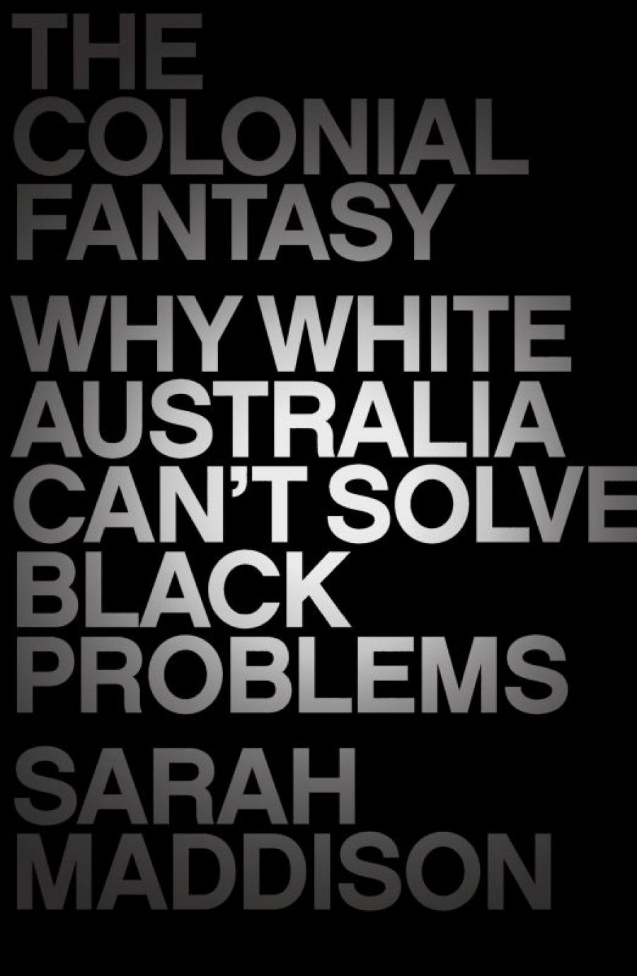 Richard J. Martin reviews The Colonial Fantasy: Why white Australia can’t solve black problems by Sarah Maddison