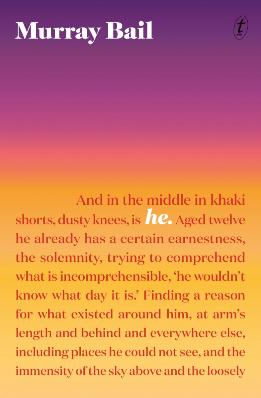 Gerard Windsor reviews He. by Murray Bail