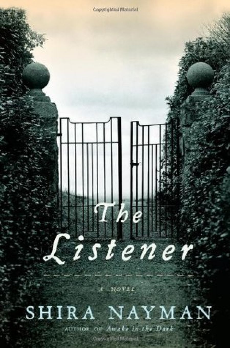 Claudia Hyles reviews The Listener by Shira Nayman