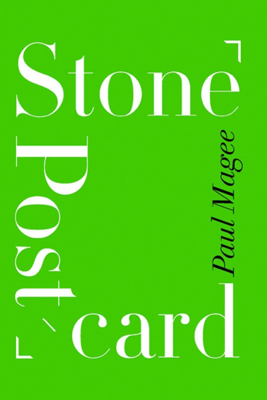 Sam Zifchak reviews Stone Postcard by Paul Magee