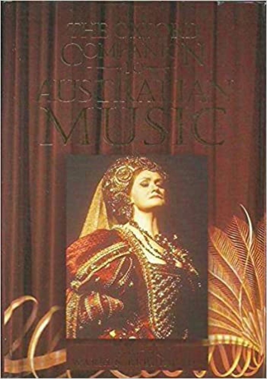 David Malouf reviews The Oxford Companion to Australian Music edited by Warren Bebbington