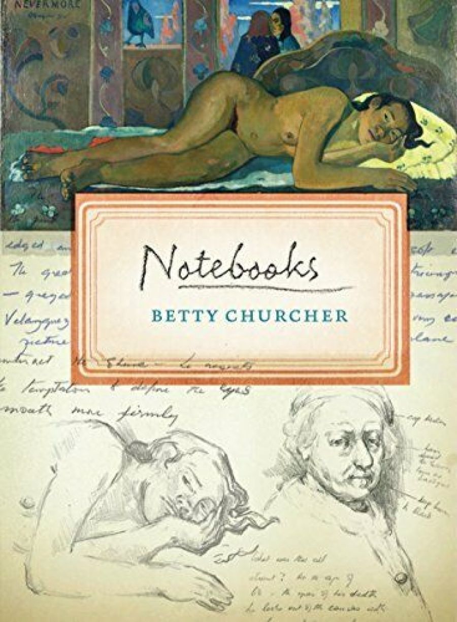 Alan Dodge reviews Notebooks by Betty Churcher
