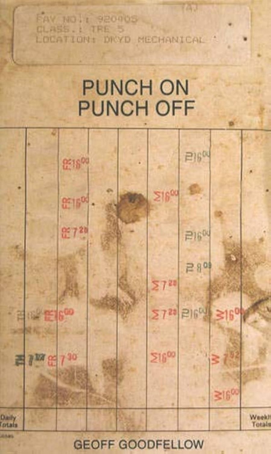 David Gilbey reviews ‘Punch On Punch Off’ by Geoff Goodfellow and ‘Fontanelle’ by Andrew Lansdown