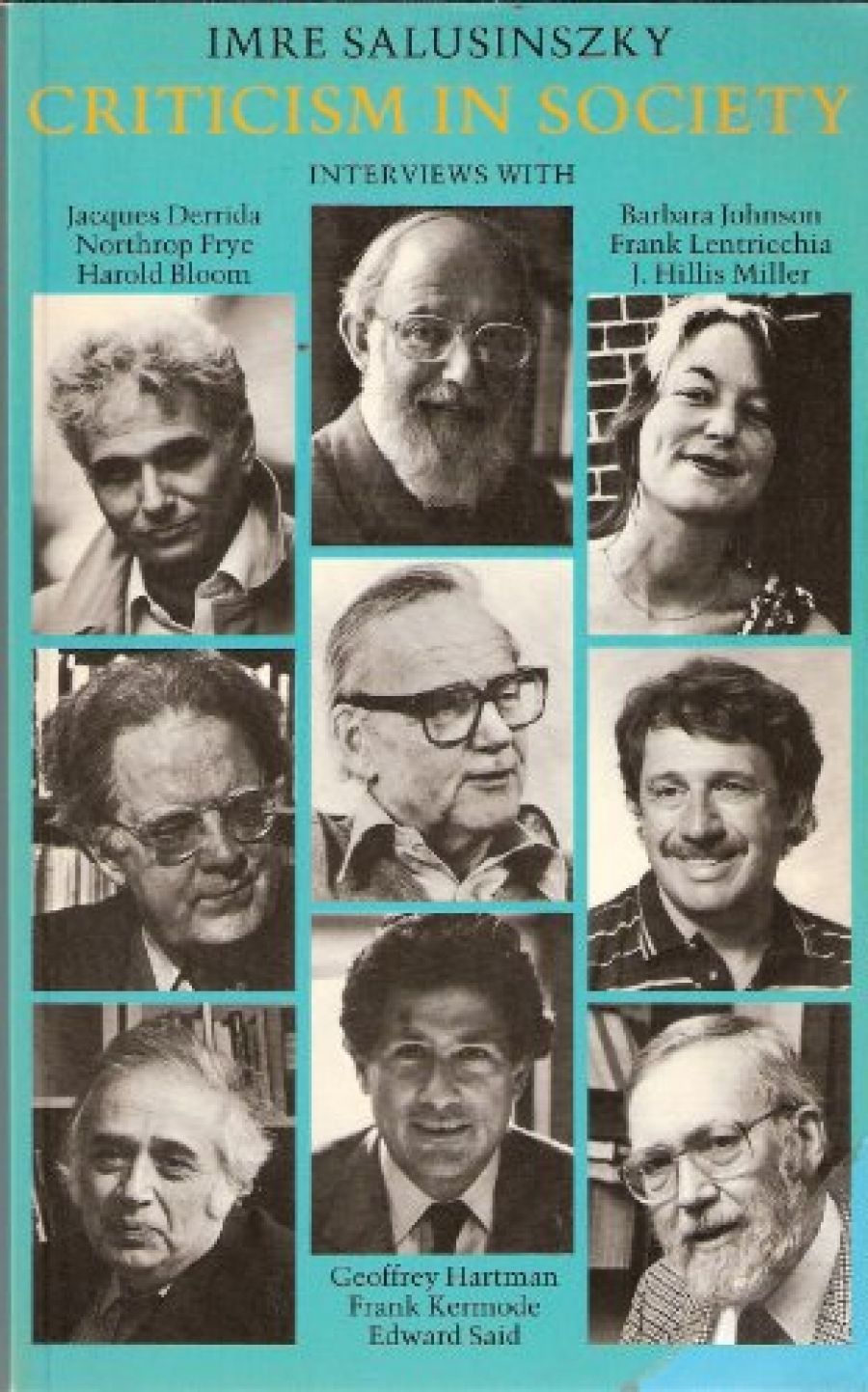 K.K. Ruthven reviews Criticism in Society by Imre Salusinszky