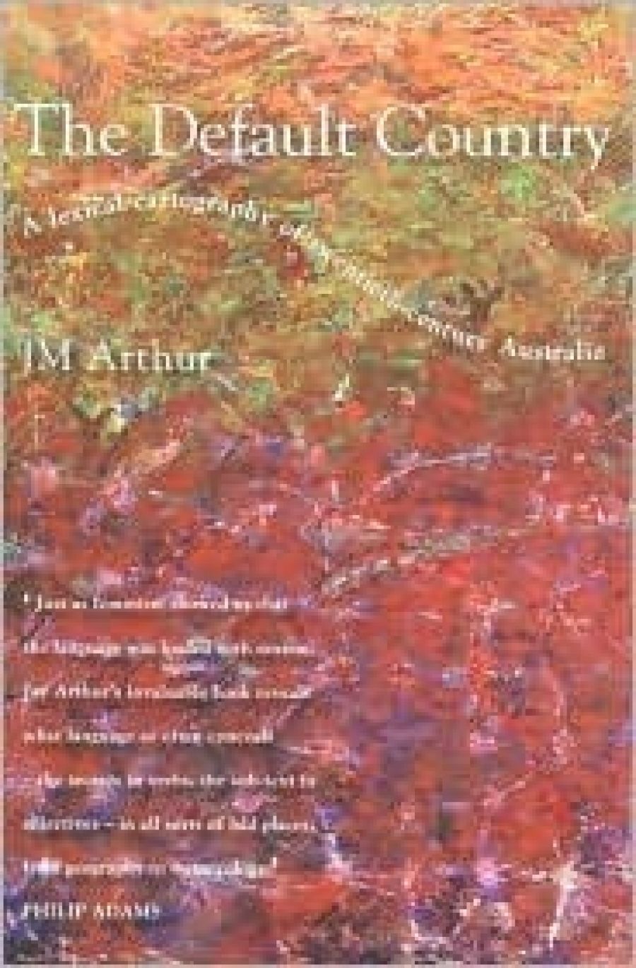 Kate Burridge reviews ‘The Default Country: A lexical cartography of twentieth-century Australia’ by J.M. Arthur